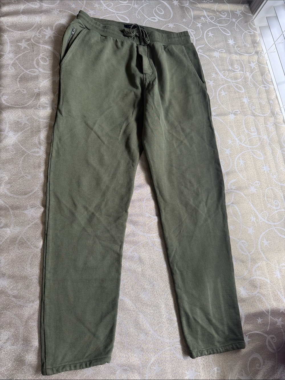 Scotch & Soda Olive Green Drawstring Joggers Size L